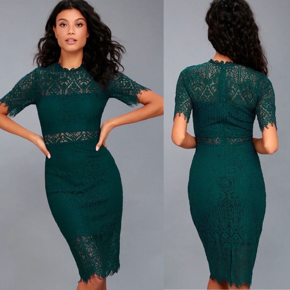 Almost brand new Lulus Remarkable Lace Dress